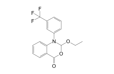 1-[3'-(Trifluoromethyl)phenyl]-1,2-dihydro-2-ethoxy-3,1-benzoxazin-4-one