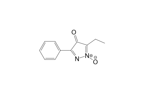 5-Ethyl-1-oxidanidyl-3-phenyl-pyrazol-1-ium-4-one
