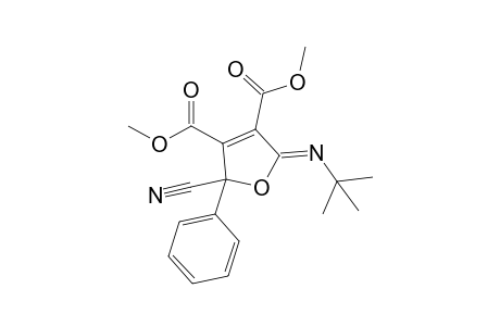 Dimethyl 5-(tert-butylimino)-2-cyano-2-phenyl-2,5-dihydro-3,4-furandicarboxylate