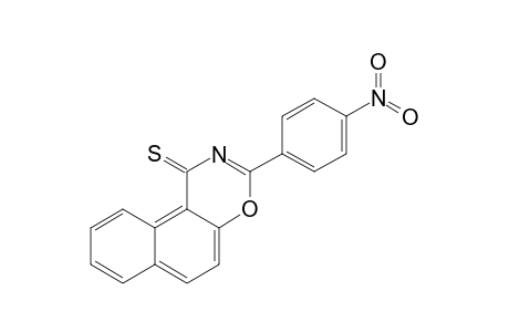 2-(p-Nitrophenyl)-1H-naphtho[1,2-e]-(1,3)-oxazine-4-thione