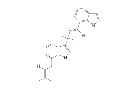 (E)-3-[3-(7-INDOLYL)-1,1-DIMETHYL-2-PROPENYL]-7-(3-METHYL-2-BUTENYL)-INDOLE;ANNONIDINE-C