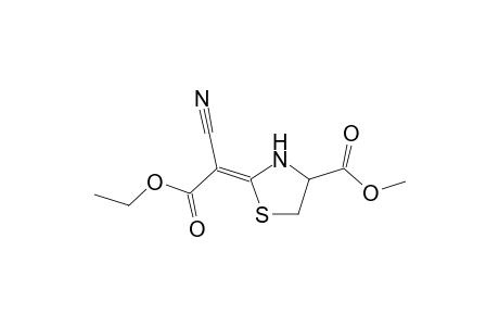 Diethyl 2-[4'-(methoxycarbonyl)-2'-thiazolidinylidene]cyanoacetate