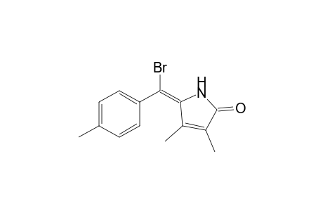 2H-Pyrrol-2-one, 5-[bromo(4-methylphenyl)methylene]-1,5-dihydro-3,4-dimethyl-, (Z)-