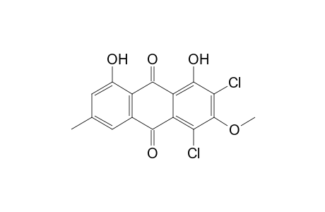 2,4-Dichloro-1,8-dihydroxy-3-methoxy-6-methylanthracene-9,10-dione