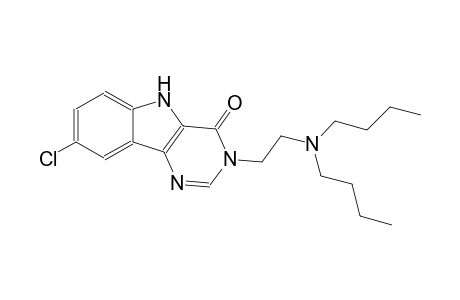 4H-pyrimido[5,4-b]indol-4-one, 8-chloro-3-[2-(dibutylamino)ethyl]-3,5-dihydro-