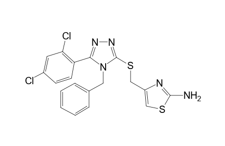 2-Thiazolamine, 4-[[[5-(2,4-dichlorophenyl)-4-(phenylmethyl)-4H-1,2,4-triazol-3-yl]thio]methyl]-