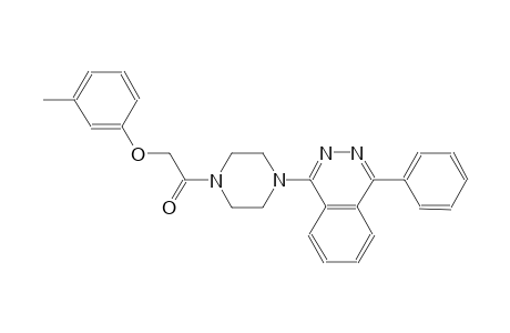 1-{4-[(3-methylphenoxy)acetyl]-1-piperazinyl}-4-phenylphthalazine