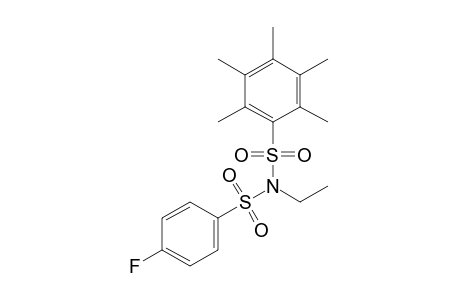 N-ethyl-4'-fluoro-2,3,4,5,6-pentamethyldibenzenesulfonamide