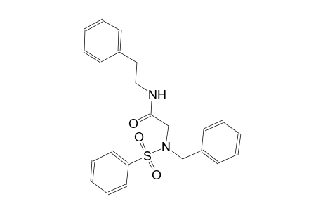 acetamide, N-(2-phenylethyl)-2-[(phenylmethyl)(phenylsulfonyl)amino]-