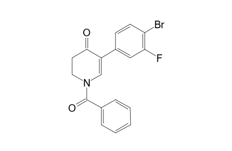 3-(4-Bromo-3-fluorophenyl)-N-benzoylazacyclohex-2-en-4-one