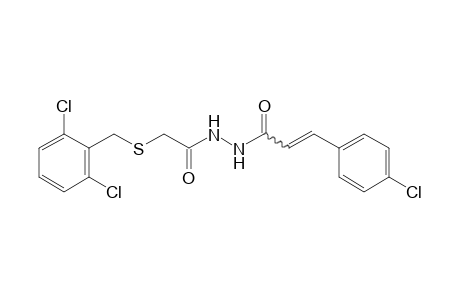 1-(p-chlorocinnamoyl)-2-{[(2,6-dichlorobenzyl)thio]acetyl}hydrazine