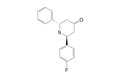 2R-(PARA-FLUOROPHENYL)-6C-PHENYL-THIAN-4-ONE