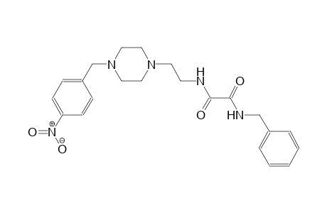 ethanediamide, N~1~-[2-[4-[(4-nitrophenyl)methyl]-1-piperazinyl]ethyl]-N~2~-(phenylmethyl)-