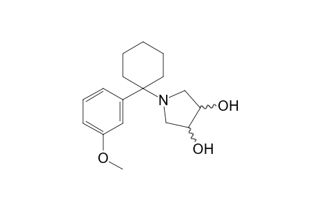 3-MeO-PCPy-M (di-HO-piperidine-) MS2