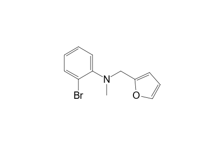 2-Furanmethanamine, N-(2-bromophenyl)-N-methyl-