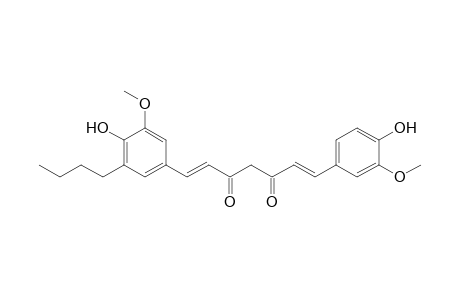 1,7-bis(5'-Butyl-4'-hydroxy-3'-methoxyphenyl)-1,6-heptadiene-3,5-dione