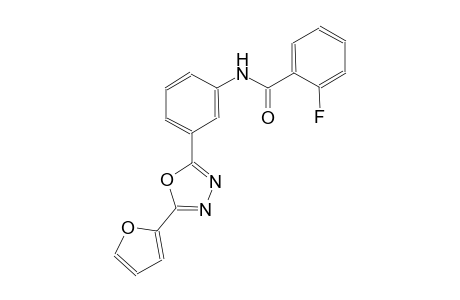 2-fluoro-N-{3-[5-(2-furyl)-1,3,4-oxadiazol-2-yl]phenyl}benzamide