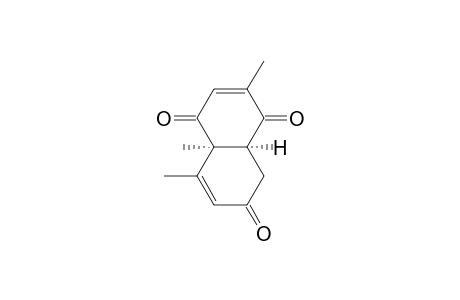 1,4,6(5H)-Naphthalenetrione, 4a,8a-dihydro-3,8,8a-trimethyl-, cis-