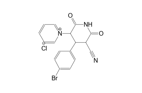 pyridinium, 1-[4-(4-bromophenyl)-5-cyano-2,6-dioxo-3-piperidinyl]-,chloride