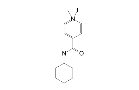 4-CYCLOHEXYLCARBAMOYL-1-METHYLPYRIDINIUM-IODIDE