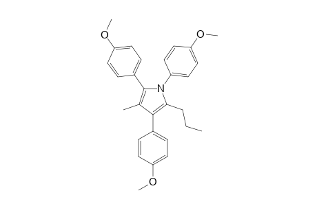 1,2,4-Tris(4-methoxyphenyl)-3-methyl-5-propyl-1H-pyrrole