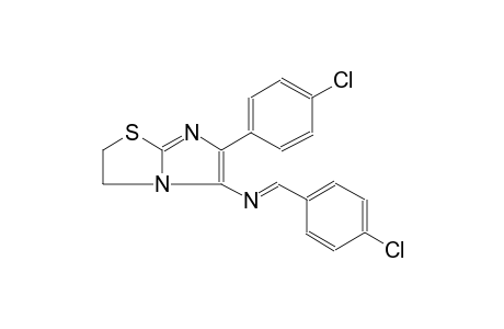 imidazo[2,1-b]thiazol-5-amine, 6-(4-chlorophenyl)-N-[(E)-(4-chlorophenyl)methylidene]-2,3-dihydro-