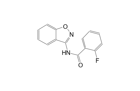 benzamide, N-(1,2-benzisoxazol-3-yl)-2-fluoro-