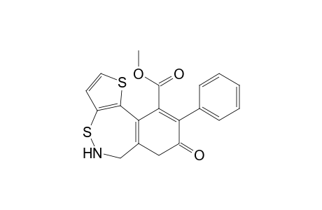 Methyl 5,6-dihydro-8-oxo-9-phenyl-8H-pyrido[1,2-d]thieno[2,3-f]thiazepine-10-carboxylate