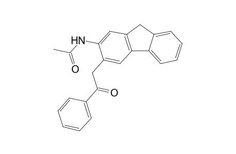 2-(Acetylamino)-3-[(benzoyl)methyl]-fluorene
