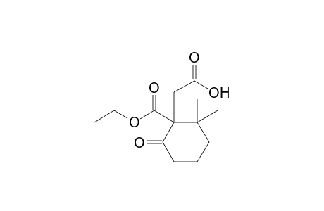 1-(Ethoxycarbonyl)-2,2-dimethyl-6-oxo-1-cyclohexaneacetic acid