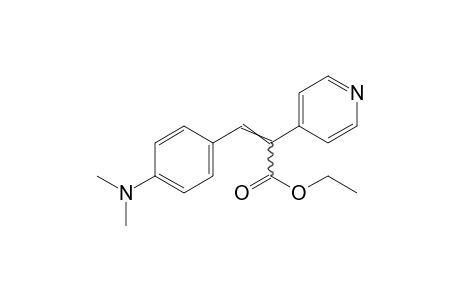 alpha-[p-(dimethylamino)benzylidene]-4-pyridineacetic acid, ethyl ester
