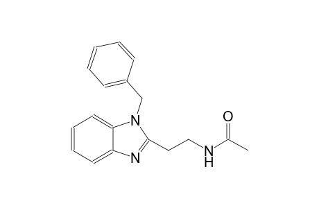 acetamide, N-[2-[1-(phenylmethyl)-1H-benzimidazol-2-yl]ethyl]-