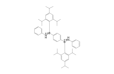 phenyliminio-[4-[phenyliminio-(2,4,6-triisopropylphenyl)boranuidyl]phenyl]-(2,4,6-triisopropylphenyl)boranuide