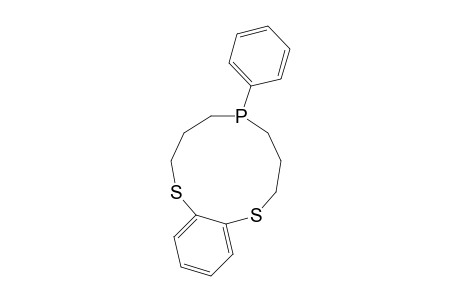 6-PHENYL-6-PHOSPHA-2,10-DITHIABICYCLO-[9.4.0]-PENTADECA-11(1),12,14-TRIENE