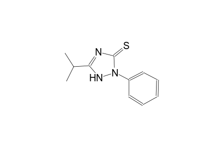 3H-1,2,4-triazole-3-thione, 1,2-dihydro-5-(1-methylethyl)-2-phenyl-