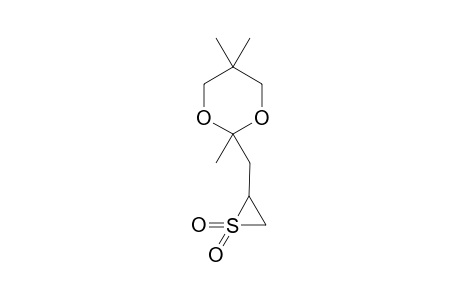 2-[(2,5,5-trimethyl-1,3-dioxan-2-yl)methyl]thiirane 1,1-dioxide