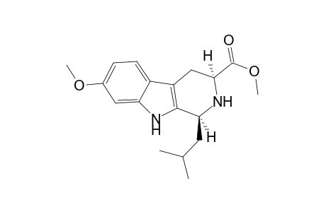 cis-1-Isobutyl-7-methoxy-3-metyhoxycarbonyl-1,2,3,4-tetrahydro-.beta.-carboline
