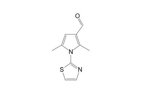 2,5-dimethyl-1-(1,3-thiazol-2-yl)pyrrole-3-carbaldehyde