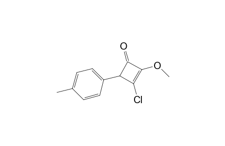 3-Chloranyl-2-methoxy-4-(4-methylphenyl)cyclobut-2-en-1-one