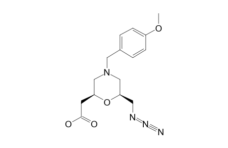 3,7-ANHYDRO-5-AZA-8-AZIDO-5-PARA-METHOXYBENZYL-2,4,5,6,8-PENTADEOXY-D-GLYCERO-D-ALLO-OCTONIC-ACID