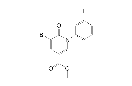 methyl 5-bromo-1-(3-fluorophenyl)-6-oxo-1,6-dihydro-3-pyridinecarboxylate