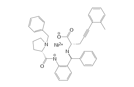 (S)-2-Amino-5-[2-tolyl]pent-4-ynoic acid-Ni-(S)-N-(benzylprolyl)aminobenzophenone