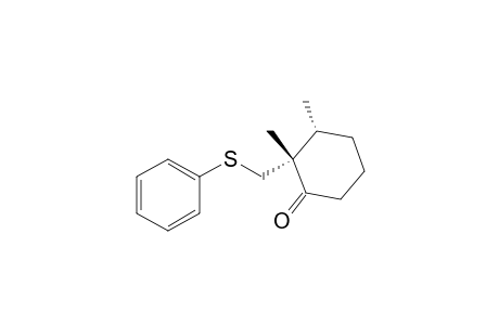 (2R,3R)-2,3-Dimethyl-2-(phenylthiomethyl)cyclohexanone