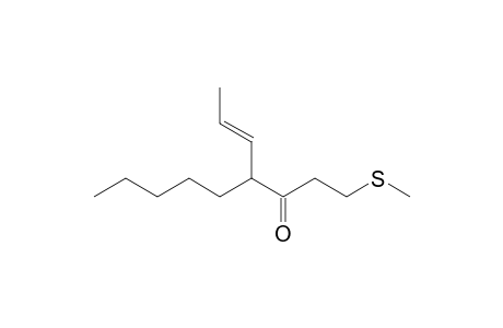 (E)-1-(methylthio)-4-(prop-1-enyl)nonan-3-one