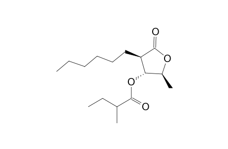 (RS)-(2S,3R,4R)-4-Hexyl-2-methyl-5-oxotetrahydrofuran-3-yl 2-methylbutanoate