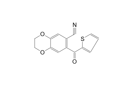 1,4-benzodioxin-6-carbonitrile, 2,3-dihydro-7-(2-thienylcarbonyl)-