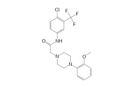 1-piperazineacetamide, N-[4-chloro-3-(trifluoromethyl)phenyl]-4-(2-methoxyphenyl)-