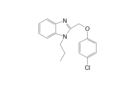 2-[(4-chloranylphenoxy)methyl]-1-propyl-benzimidazole