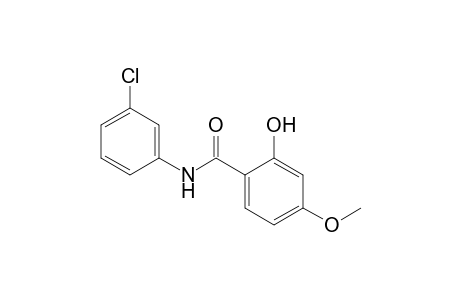 N-(3-Chlorophenyl)-4-methoxysalicylamide