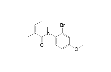 N-(2'-Bromo-4'-methoxyphenyl)-2-methyl-2-butenamide